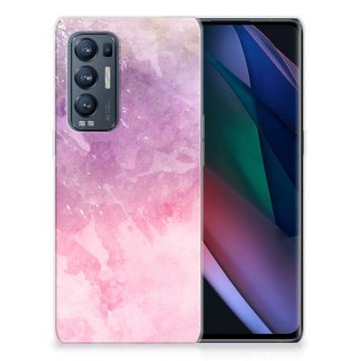 Smartphone hoesje OPPO Find X3 Neo Pink Purple Paint