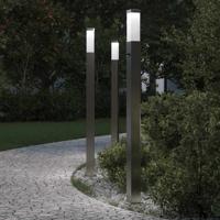 VidaXL Bolderverlichting met sensor 3 stuks 110 cm rvs ip44