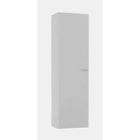 Hangkast Mestre - hoogglans wit - verticaal - 128 cm - Leen Bakker - thumbnail
