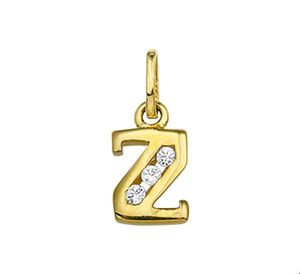 TFT Bedel Letter Z Zirkonia Goud