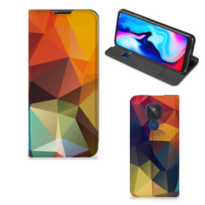 Motorola Moto G9 Play Stand Case Polygon Color