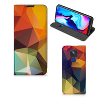 Motorola Moto G9 Play Stand Case Polygon Color
