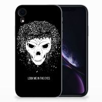 Silicone Back Case Apple iPhone Xr Skull Hair