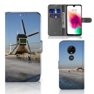 Motorola Moto G7 | G7 Plus | Flip Cover | Schaatsers