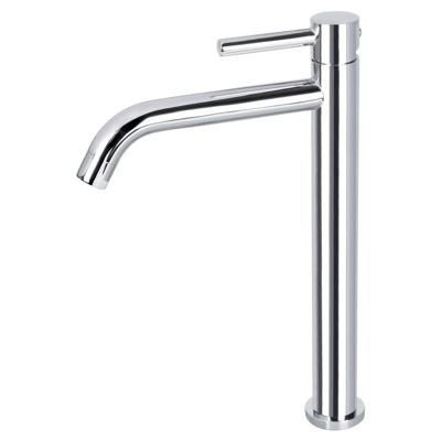 Differnz hoge kraan koud/warm - gebogen - 30.6 x 17.4 cm - mat chroom