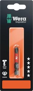 Wera 851/4 IMP DC SB Impaktor Bits Phillips, PH 2 x 50 mm - 05073956001