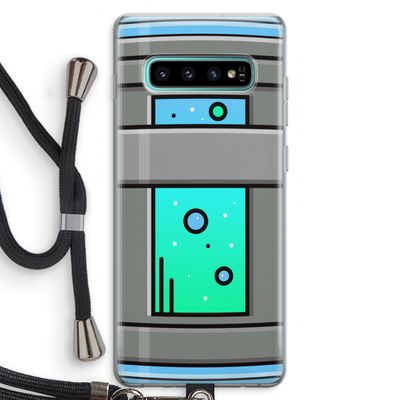 Chug Bottle: Samsung Galaxy S10 Plus Transparant Hoesje met koord