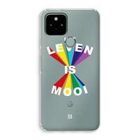 Het Leven Is Mooi: Google Pixel 5 Transparant Hoesje