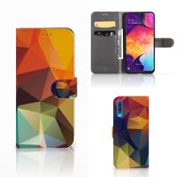 Samsung Galaxy A50 | Book Case | Polygon Color