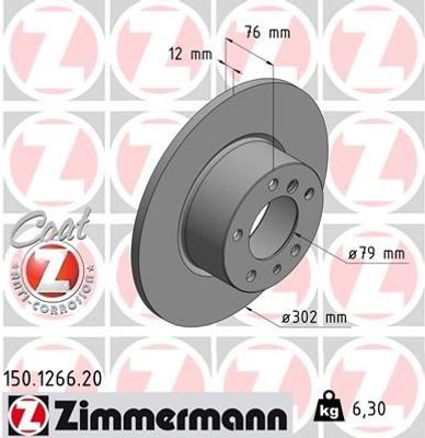 Remschijf Coat Z 150126620