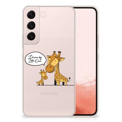 Samsung Galaxy S22 Telefoonhoesje met Naam Giraffe Samsung Galaxy S22 Telefoonhoesje met Naam Giraffe