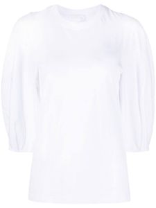 Chloé t-shirt à logo brodé - Blanc