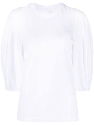 Chloé t-shirt à logo brodé - Blanc