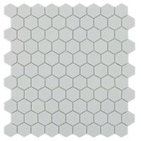 By Goof mozaiek hexagon 3.5x3.5 cm light grey - thumbnail