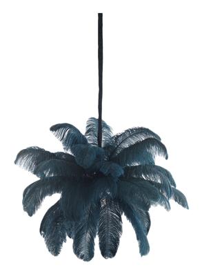 Light & Living Hanglamp 'Feather' Ø80cm, kleur Blauw