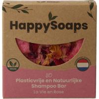 Happysoaps Shampoobar la vie en rose