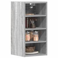 Hangkast 30x29,5x60 cm bewerkt hout grijs sonoma eikenkleurig