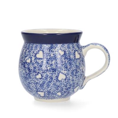 Mug Farmer 370ml - White Hearts