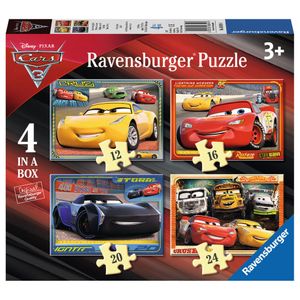 Ravensburger - cars 3 puzzel 4in1