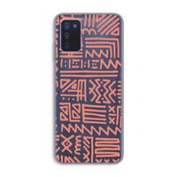 Marrakech Pink: Samsung Galaxy A03s Transparant Hoesje