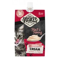 Voskes Cream zalm met tonijn kattensnack (90 g) 2 trays (30 x 90 g)