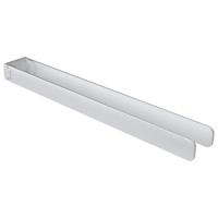 Haceka Aline Handdoekhouder - 46cm - dubbel - draaibaar - geborsteld aluminium 1208595