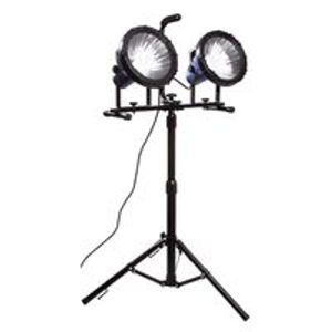 Schwabe Draagbare Werklamp 2x36W IP44 op statief, Neopreen snoer 3m