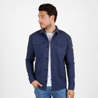Heren Overshirt Andel | Donkerblauw Melange Heren Overshirt Andel | Donkerblauw Melange