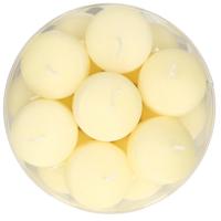 Enlightening Candles Drijfkaarsen - 28x stuks - ivoor wit - ca 4 branduren - dia 5 cm - sfeerkaarsen Enlightening Candles Drijfkaarsen - 28x stuks - ivoor wit - ca 4 branduren - dia 5 cm - sfeerkaarsen
