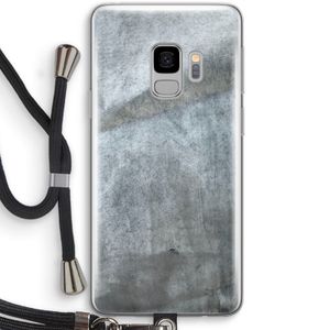 Grey Stone: Samsung Galaxy S9 Transparant Hoesje met koord