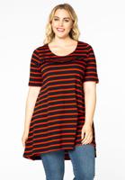 Yoek Tuniek wide bot ruches | Rood | Maat 54/56
