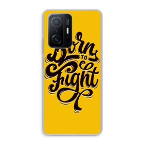 Born to Fight: Xiaomi 11T Transparant Hoesje