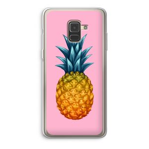 Grote ananas: Samsung Galaxy A8 (2018) Transparant Hoesje