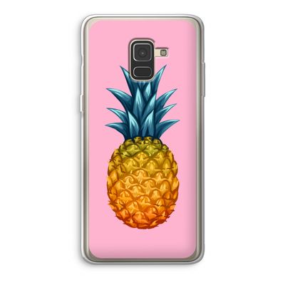 Grote ananas: Samsung Galaxy A8 (2018) Transparant Hoesje