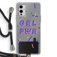 GRL PWR: OnePlus 9 Transparant Hoesje met koord