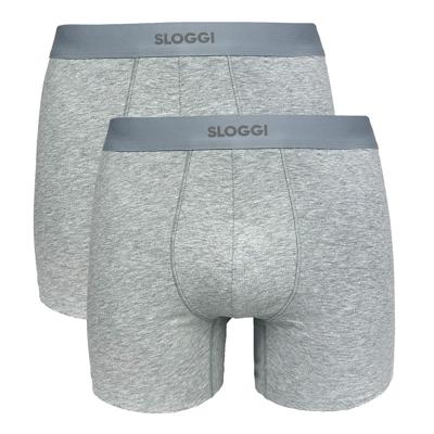 Sloggi men Ever Ease 2-pack short grijs