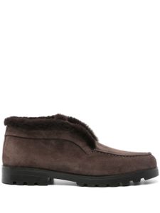 Santoni desert boots en daim - Marron