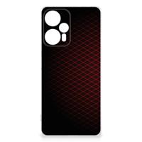 Xiaomi Poco F5 | TPU bumper | Geruit Rood