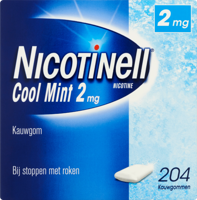 Kauwgom cool mint 2mg 204 Stuks