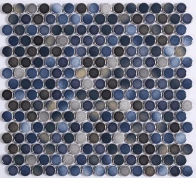 Mozaïek tegels Penny Bewolkt 29,1x31,5 - Rond Wand en vloer Geglazuurde porseleinen steengoed