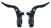 Promax Remgrepenset v-brake 2-vinger zwart 2-delig