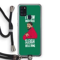 Sleigh Bells Ring: Samsung Galaxy A21s Transparant Hoesje met koord