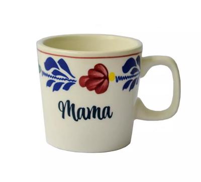 Boerenbont Beker Mok 0,2L met opdruk Mama