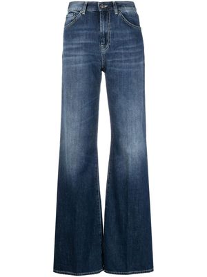 DONDUP jean ample à taille haute - Bleu