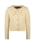 Le Chic Meisjes vest fancy gebreid - Osmk - Pearled ivory