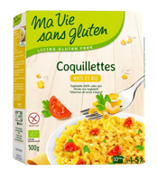 Macaroni van mais en rijst glutenvrij bio 500 Gram