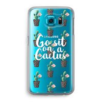 Cactus quote: Samsung Galaxy S6 Transparant Hoesje