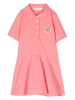 Palm Angels Kids robe-polo à patch mini ourson - Rose