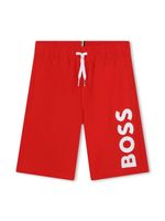 BOSS Kidswear short de bain à lien de resserrage - Rouge - thumbnail