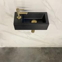 Wiesbaden Rhea S Mini Fonteinset Links Quartz met Messing Kraan